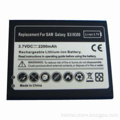 2,100mAh Mobile Phone Battery for Samsung Galaxy S3/ i9300 with NFC Function